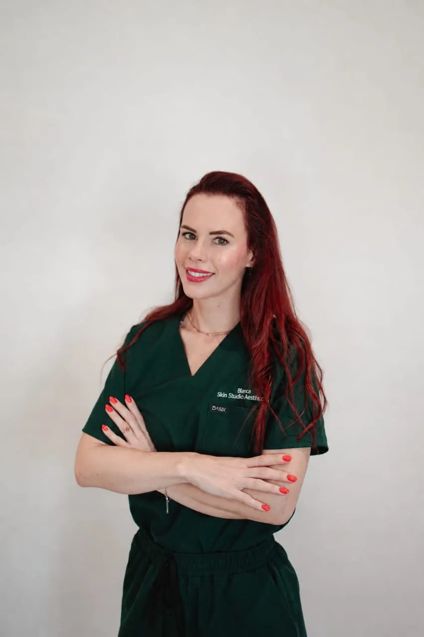 Bianca Mc Cree, the practitioner at Skin Studio Aesthetics, in the studio